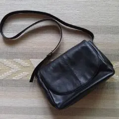 最終値下げ❗️美品　Ralph Laurenラルフローレン　黒　ショルダーバッグ ローレン ラルフ ローレン LAUREN RALPH LAUREN レザー ラージ