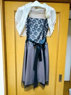 レース　ボレロ付き　フォーマルドレス
