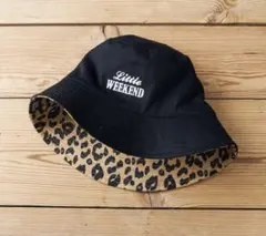 リトルウィークエンド　リバーシブル　バケットハット　ヒョウ柄　54cm