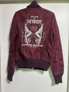 Hysteric Glamour デトロイト ブルゾン エンジ 刺繍のサムネイル