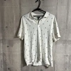 H&M ポロシャツ ヤシの木柄 スリムフィット XLのサムネイル