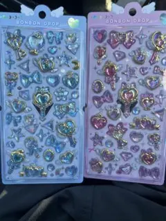 【正規品】ボンボンドロップシール　マジカル　ブレー　ピンク　2点セット