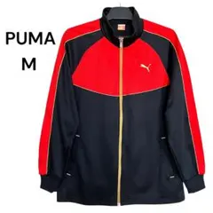 超美品✨PUMAプーマ ジャージ トレーニングウェア ブラック＆レッド Mサイズ