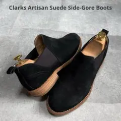 Clarks Artisan クラークス サイドゴア スエードシューズ 23.5のサムネイル
