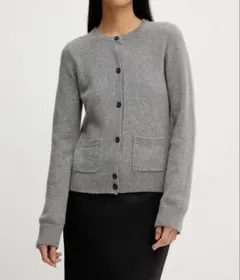 MM6 Maison Margielaグレー ニットカーディガン レディース Sのサムネイル