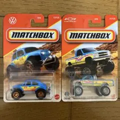 ミニカー マッチボックス ベーシックカー ワーゲンビートル シェビーピックアップのサムネイル