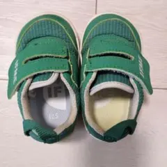 IFME グリーン ベルクロスニーカー 12.5
