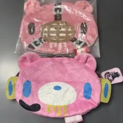 グルーミー　ふわふわFACEポーチ　2点