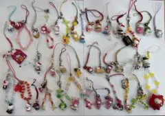 ご当地 キティ ウィングピース 根付け ストラップ チャーム 85点まとめ売り