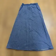 GU 롱 스커트 네이비 M