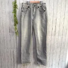 DOUBLE STANDARD CLOTHING デニムパンツストレート　グレー