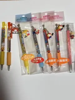 ハローキティ ボールペンセット大阪(ボールペン5本・シャープペンシル1本)