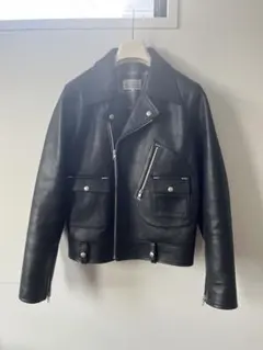 Maison Margiela レザーライダースジャケット マルジェラ Dポケのサムネイル