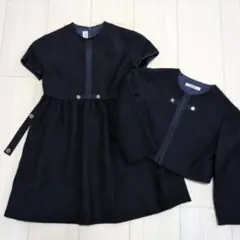 ファミリア セットアップ フォーマル 120 ネイビー