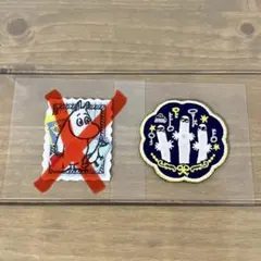 ムーミン 刺繍シール ニョロニョロ ワッペンコレクション 1枚 新品未使用