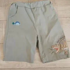 子供用　ハーフパンツ　恐竜