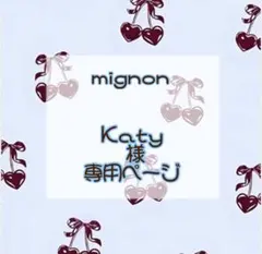 Katy様専用ページ