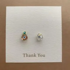 d-425スライムお化けレジンピアス