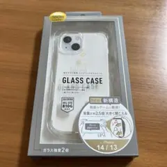 iPhone 14/13用 ガラスケース MIL-STD 810G