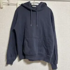 GU ネイビー XL フード付きパーカー
