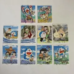 使用済切手 アニメシリーズ・ドラえもん10種完 2013