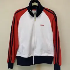 adidas ジャージ ホワイト/レッド D34/36