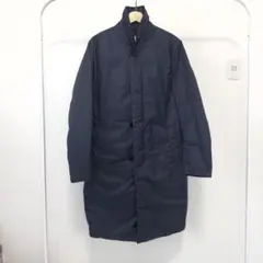 NANGA ダウンコート ロングコート ネイビー L 日本製 ダウン90%