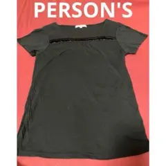 PERSON'S シャツ　ブラックのサムネイル