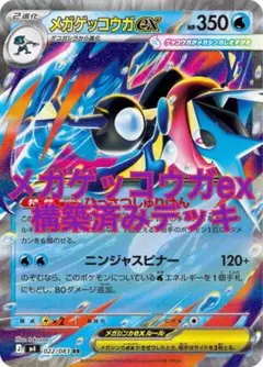 メガゲッコウガex構築済みデッキ