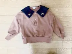 セーラー風　トレーナー 90cm コトリ　バースデイ　タッセル付