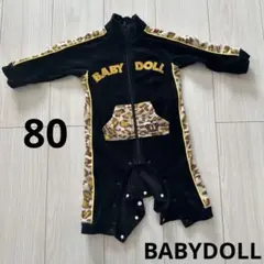 BABYDOLL カバーオール ロンパース ヒョウ柄 80サイズ