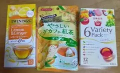 紅茶ティーバッグ 3種セット トワイニング やさしいデカフェ 日東紅茶のサムネイル