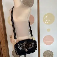 伊太利屋GK レオパード柄 ショルダーバッグのサムネイル