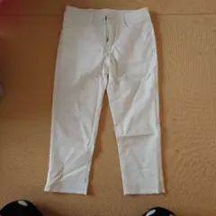 ホワイト ストレートパンツ ウエスト61cm