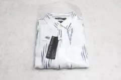 【新品】メンズM　バナナリパブリック　バナリパ　リネン　麻　ネイティブ柄　長袖