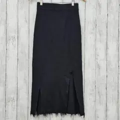 【 SLY 】スライ クラッシュ ニットスカート