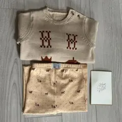 タグ付 House on the hill 90 ニット パンツ セット