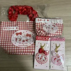 mikko サンリオ 一番くじ　ムース・キティ　チャーミー・マイメロ　4点セット