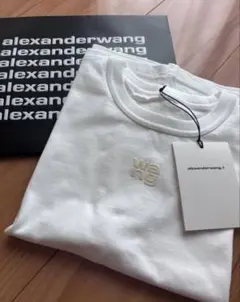 ALEXANDER WANG ロゴ Tシャツ ホワイトのサムネイル