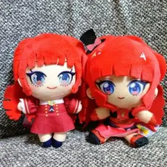 アイプリ　でふぉめぬいぐるみ マスコット　2種　制服コレクション　熱海ナナ