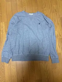 U.S. POLO ASSN. ホワイト スウェットL