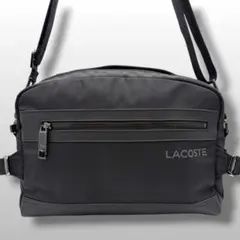 未使用級　LACOSTE ラコステ ショルダーバッグ ナイロン ブラック 黒のサムネイル