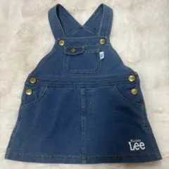 Lee ジャンパースカート デニムスカート 90 美品のサムネイル
