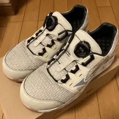 Mizuno 安全靴 グレー ベルクロ - メルカリ