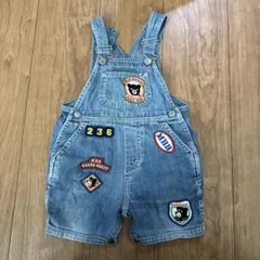 ミキハウス デニムオーバーオール 80サイズ