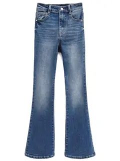 GRL ハイウエストフレアデニム