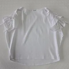 FREE'S MART 肩ギャザー クロップドトップス Tシャツ ホワイトのサムネイル