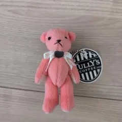 TULLY'S COFFEE テディベア　ピンクのサムネイル