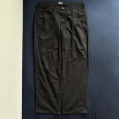 【希少】USA製 ポロラルフローレン 2タック チノパン ブラック後染め W33