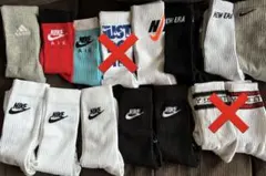 NIKE／adidas メンズソックスセット バラ売り可 ※商品説明欄確認必須